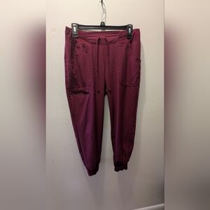 Heartsoul Burgundy Scrub Pants M. Petite